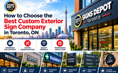 How to Choose the Best Custom Exterior Sign Company in Toronto, ON