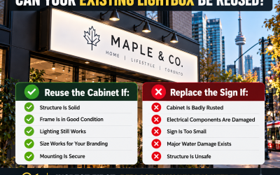 Can You Replace the Front of a Lightbox Sign Without Buying a New Sign?