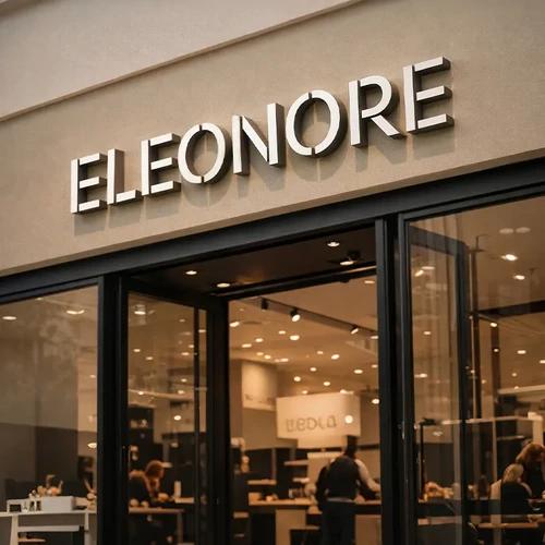 Durable aluminum business sign for an outdoor storefront