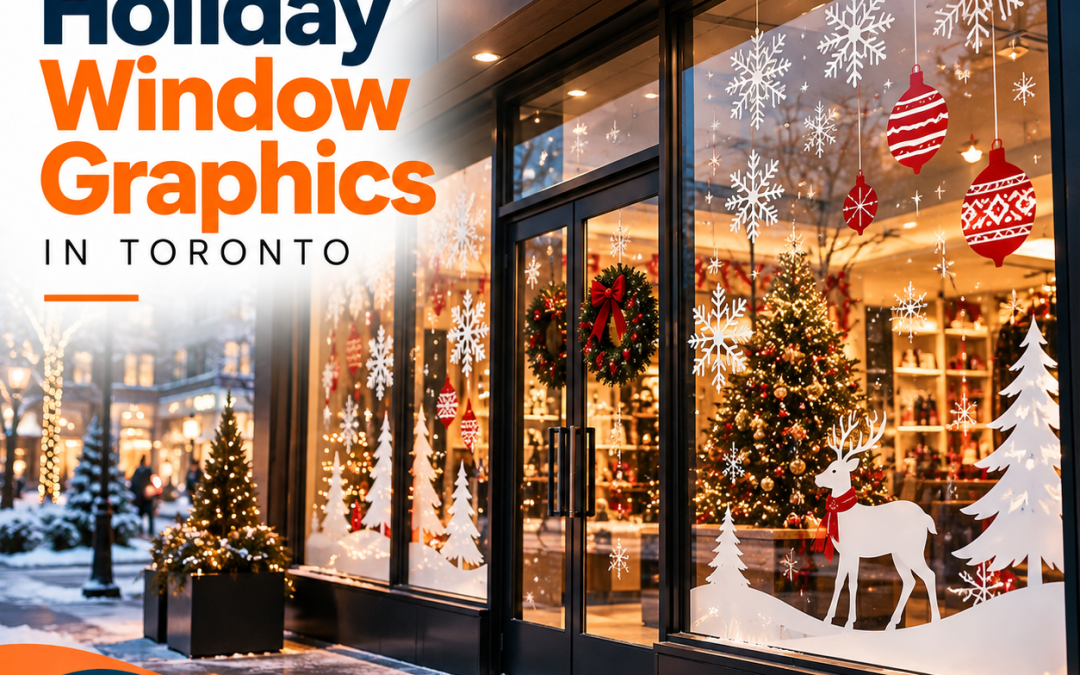Holiday Window Graphics in Toronto: How Retail Stores Can Attract More Shoppers in 2026